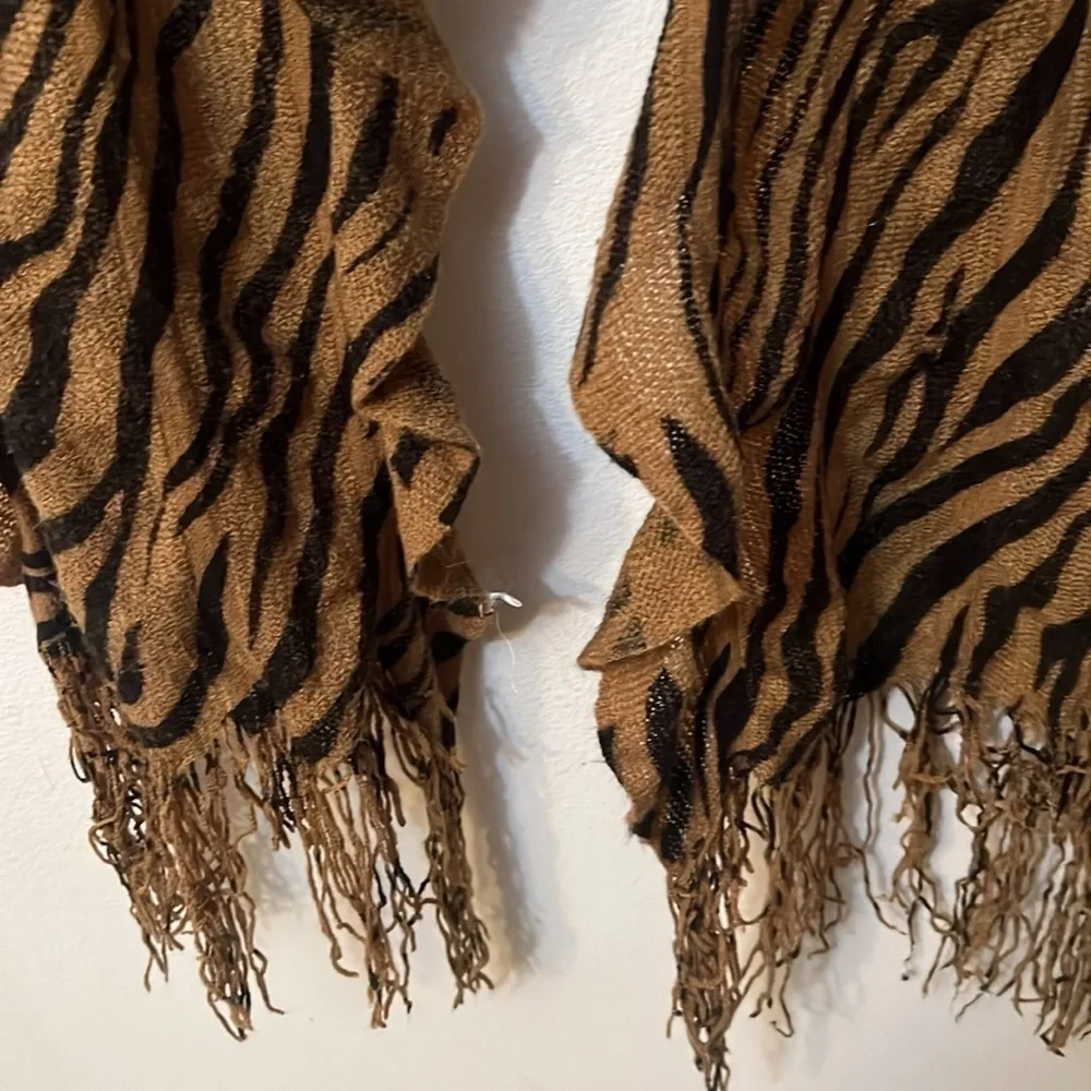 Animal print scarf mob wife